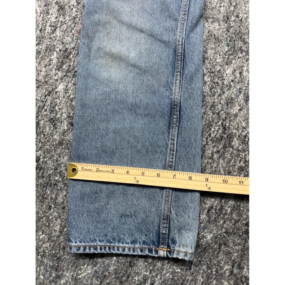 Old Navy Baggy Carpenter Jeans Light Wash Denim Utility Pants Boys Size 12 27x26